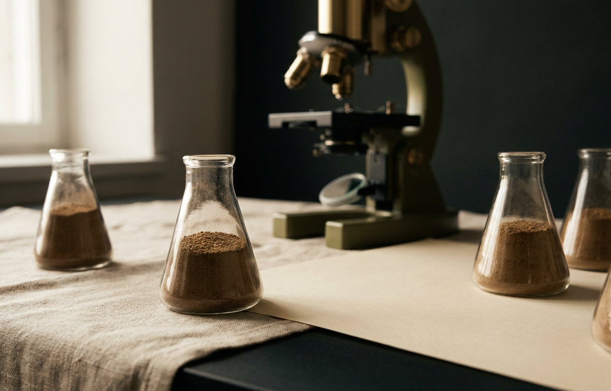 Laboratorio di controllo qualità per estratti botanici di alta purezza 2026