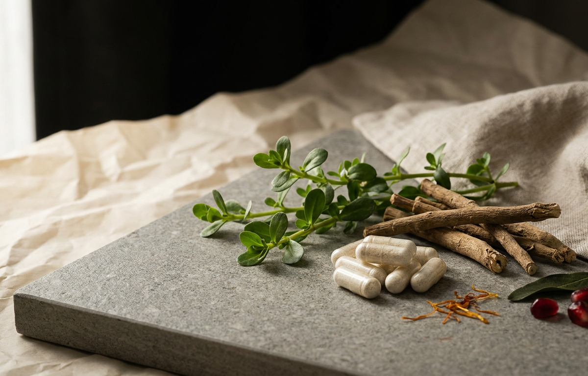 Capsule di Brain Actives con foglie di Bacopa monnieri e radice di Ashwagandha