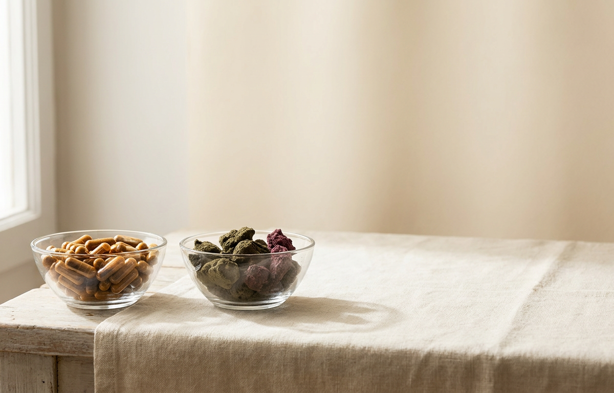 Confronto tra NuviaLab Vitality e alternative naturali tradizionali isolate