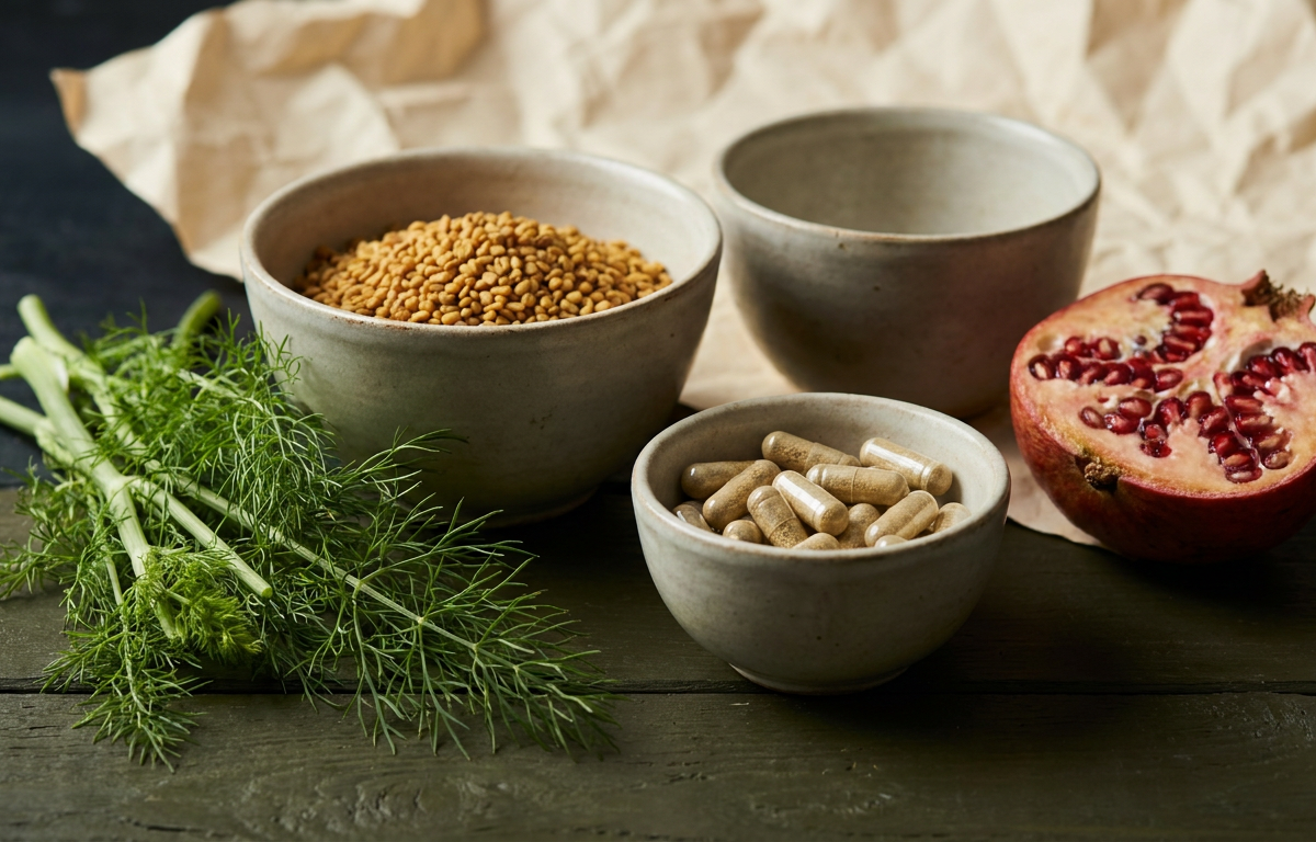 Semi di fieno greco e finocchio, ingredienti chiave di Bravona Forte.