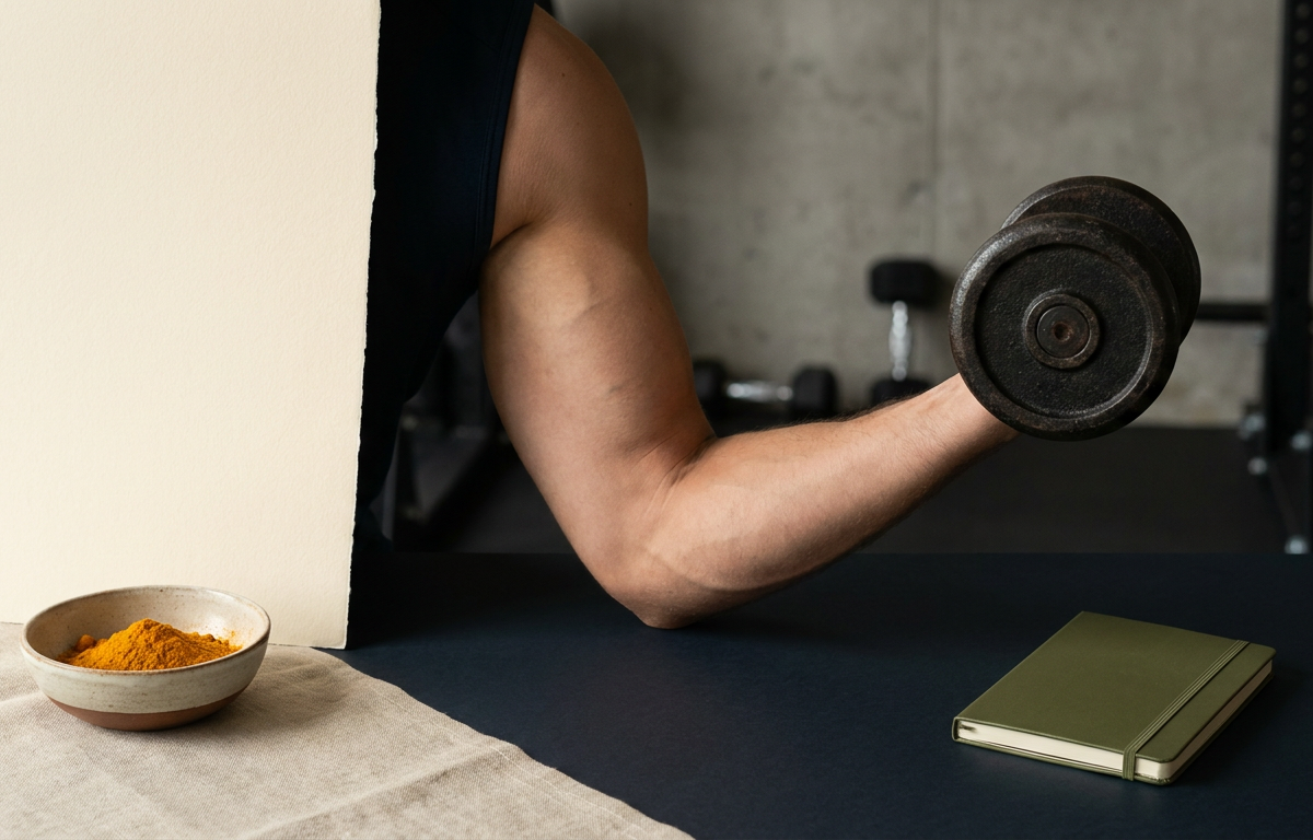Uomo che si allena per la tonicità fisica e la forza muscolare 2026
