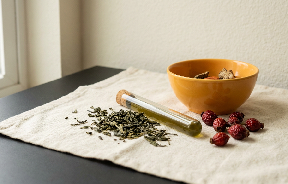 Dettaglio ingredienti D-mannosio e mirtillo rosso per le vie urinarie